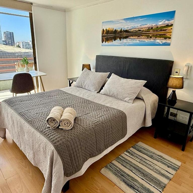 Cómodo depto en El Golf, Las Condes, Self Chek-In - Apartamento de 1 dormitorio - 8
