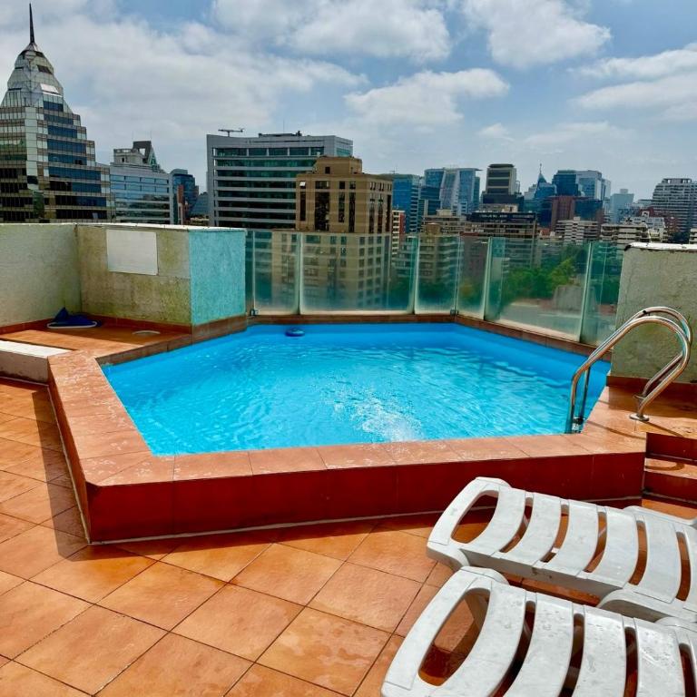Cómodo depto en El Golf, Las Condes, Self Chek-In - Apartamento de 1 dormitorio - 11