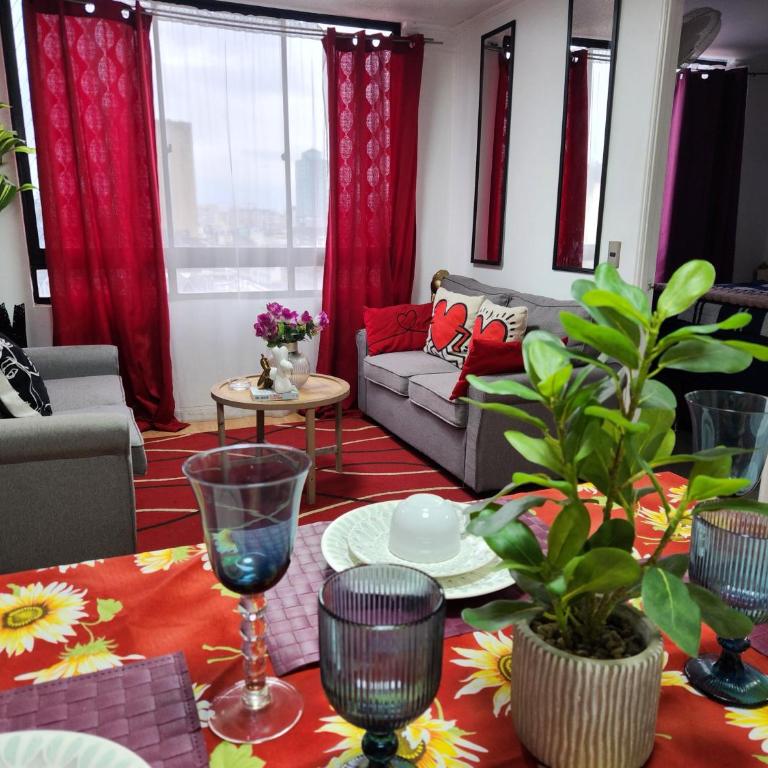 Céntrico, Cómodo y Moderno con Vista Privilegiada hasta 4P - One-Bedroom Apartment - 1