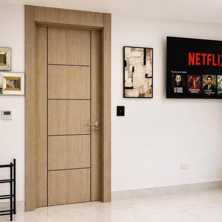 Depa de 3 habitaciones, piso alto, vista a la ciudad, piscina y gym - Family Suite - 19