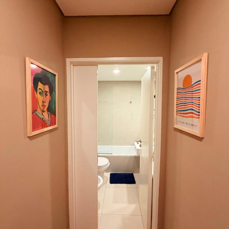 Studio moderno con mural - King Size bed - Apartamento de 1 dormitorio - 15