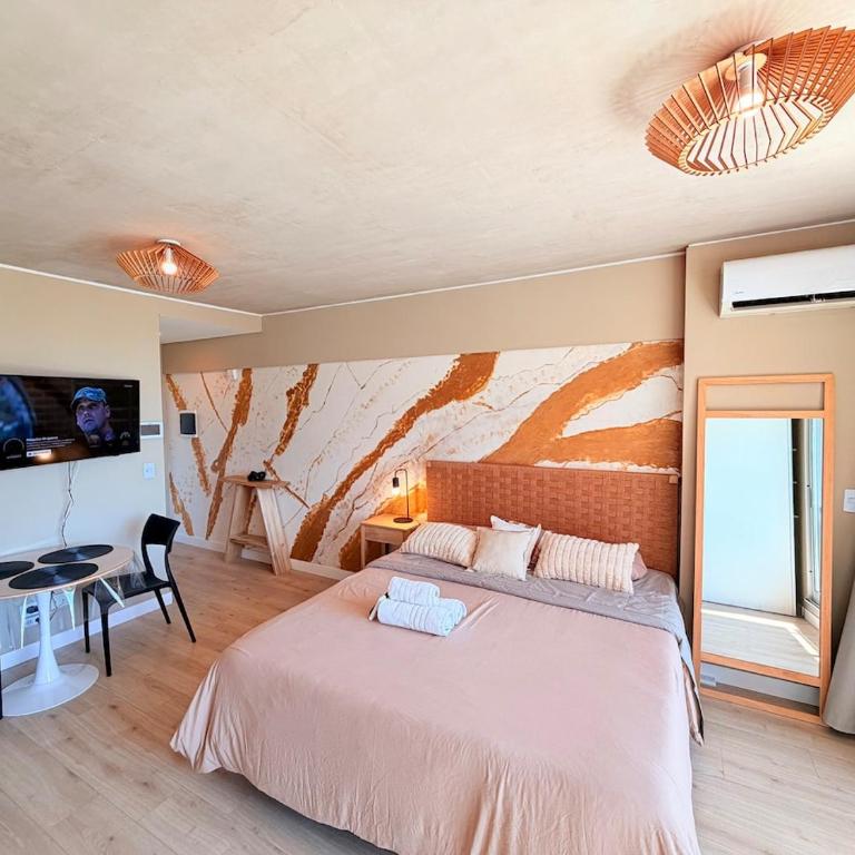 Studio moderno con mural - King Size bed - Apartamento de 1 dormitorio - 1