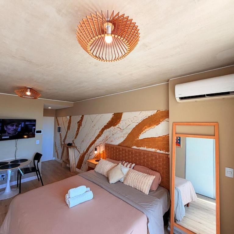 Studio moderno con mural - King Size bed - Apartamento de 1 dormitorio - 6