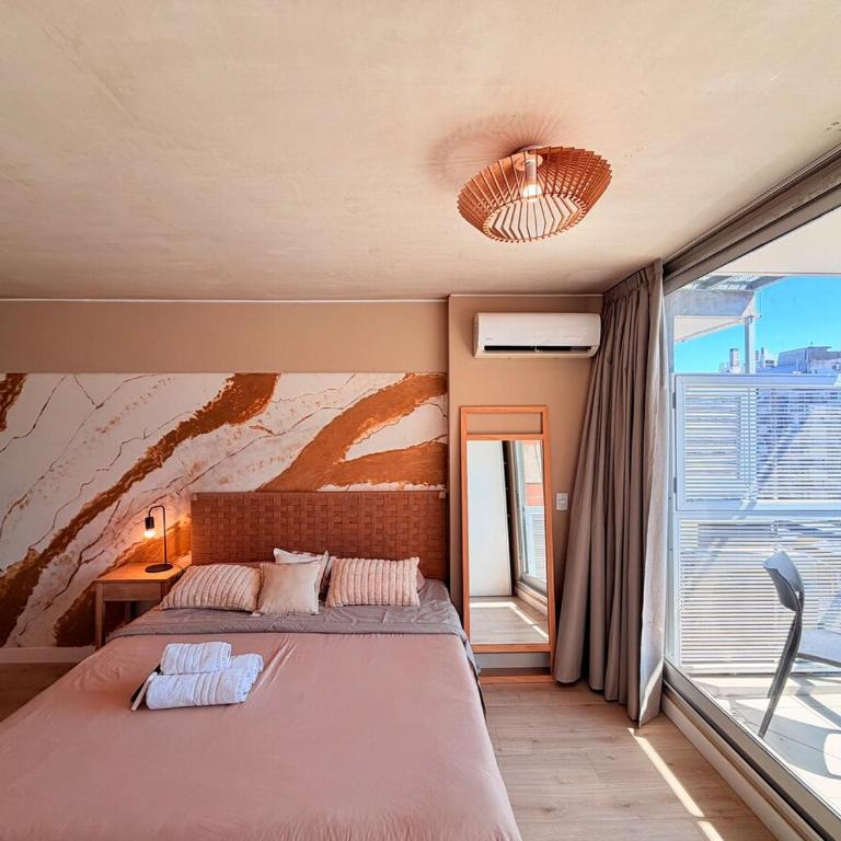 Studio moderno con mural - King Size bed - Apartamento de 1 dormitorio - 4