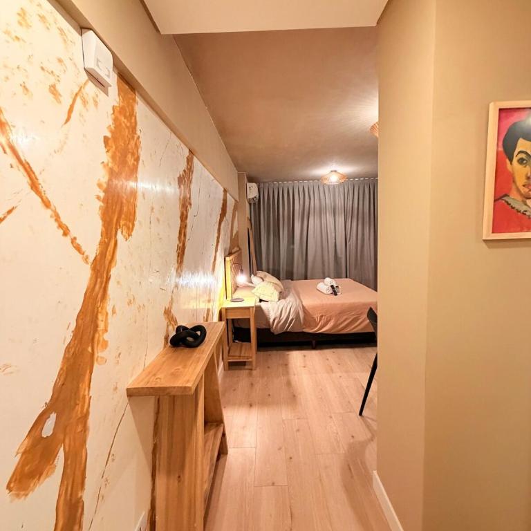 Studio moderno con mural - King Size bed - Apartamento de 1 dormitorio - 37