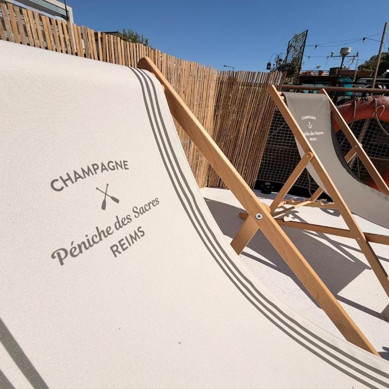 La péniche des sacres au cœur de Reims - Mobilheim - 59