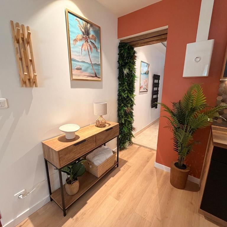 La Parenthèse Rémoise studio with sauna and jacuzzi - Apartment mit 2 Schlafzimmern - 8