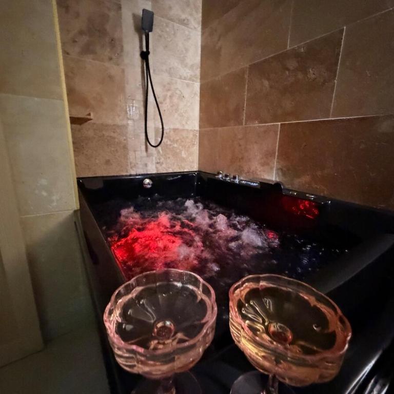 La Parenthèse Rémoise studio with sauna and jacuzzi - Apartment mit 2 Schlafzimmern - 24