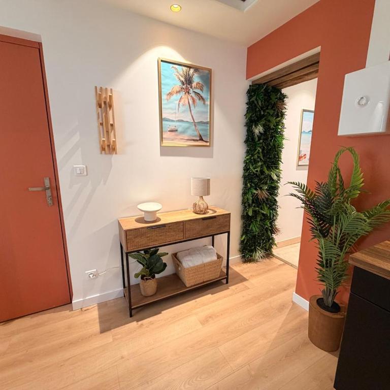 La Parenthèse Rémoise studio with sauna and jacuzzi - Apartment mit 2 Schlafzimmern - 25
