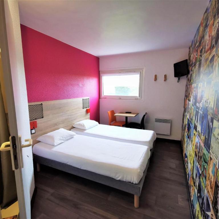HotelF1 Bourges Le Subdray - Chambre Double Cabrio avec Salle de Bains - 1