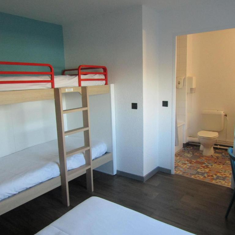 HotelF1 Bourges Le Subdray - Chambre Familiale Cabrio avec Salle de Bains - 3