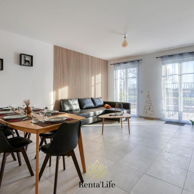 Serrissiens Navarre - 10min Disney - Two-Bedroom Apartment with Garden View - 3