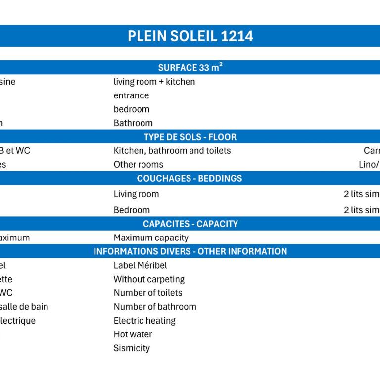 Résidence Plein Soleil - JOLIE VUE VALLÉE APPARTEMENT DE CHARME LABEL MÉRIBEL MAE-7548 - Appartamento - 9