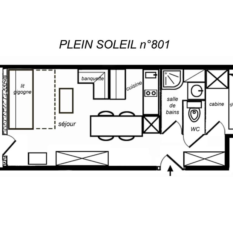 Résidence Plein Soleil - COSY STUDIO CABINE PLEIN SUD MAE-7565 - Studio - 5
