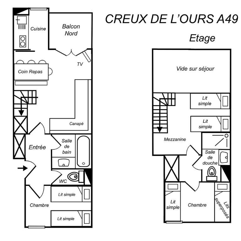 Résidence Creux De L Ours A - 3 PIECES DUPLEX, JOLIE VUE VALLEE MAE-7443 - Appartamento - 9