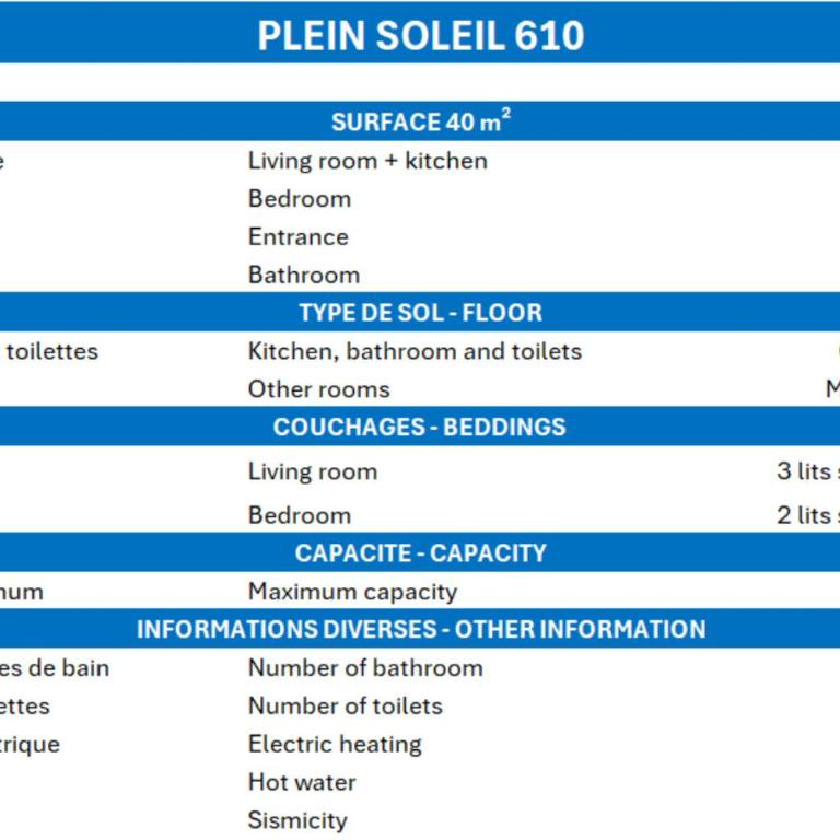Résidence Plein Soleil - AGREABLE 2 PIÈCES SKIS AUX PIEDS, LARGE BALCON SUD MAE-7614 - Apartment - 7
