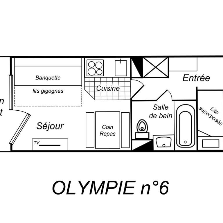 Résidence Olympie I - STUDIO BIEN EXPOSÉ, COMMERCES ET JARDIN D'ENFANTS PROCHES MAE-7699 - Studio - 8