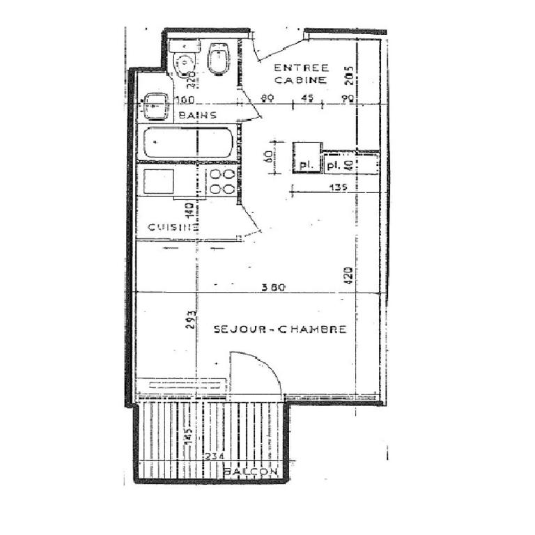 Résidence Neves - VAL THORENS location: studio pour 4 personnes dans un quartier jeune et animé LES NEVES MAE-9062 - Monolocale - 3