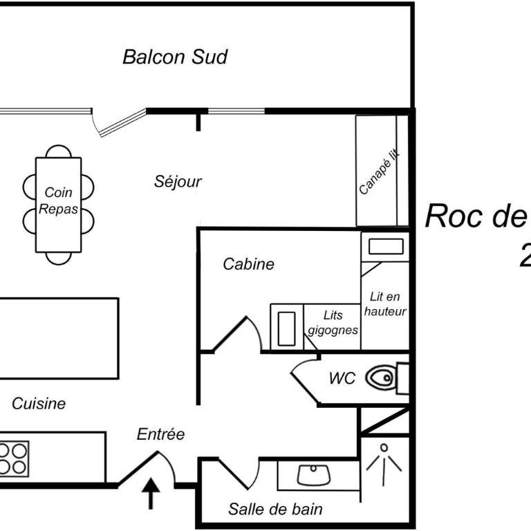 Résidence Roc De Tougne - 2 PIÈCES LUMINEUX SUR LES PISTES, PROCHE DES COMMERCES MAE-0486 - Apartment - 10