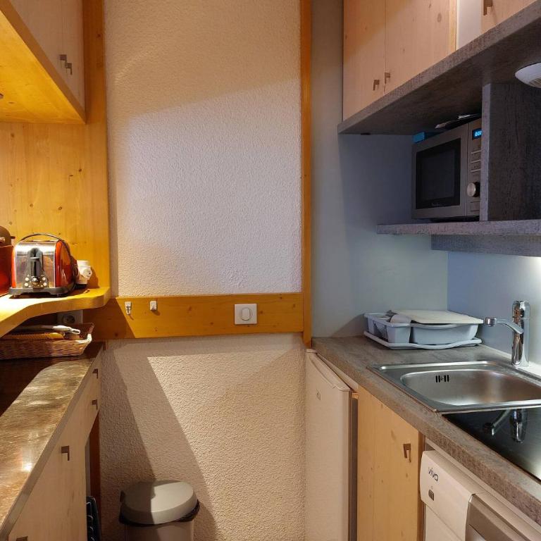 Résidence Nova - Appartement 2 pièces 6 personnes proche des pistes, des commerces, de la garderie et de l'ESF au centre de la station d’Arc 1800 MAE-1689 - Appartement - 8