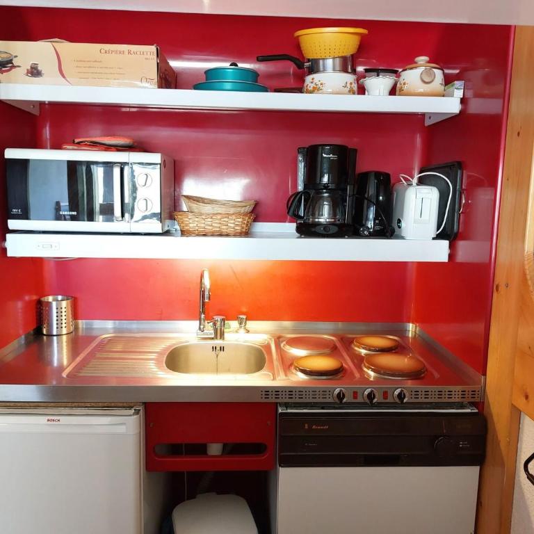 Résidence Tournavelles - Appartement 2 pièces 5 personnes avec vue sur les pistes, skis aux pieds et des commerces, proche de l'ESF et de la garderie dan MAE-1914 - Apartment - 14