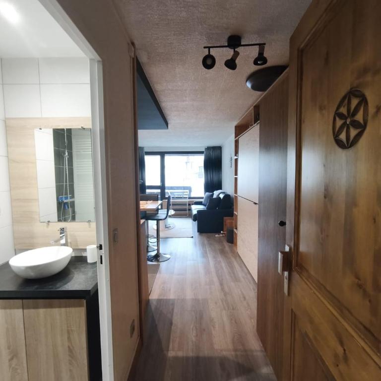 MyHome - Cosy et central - Studio 4 pax refait à Val Claret - Estudio con sofá cama - 16