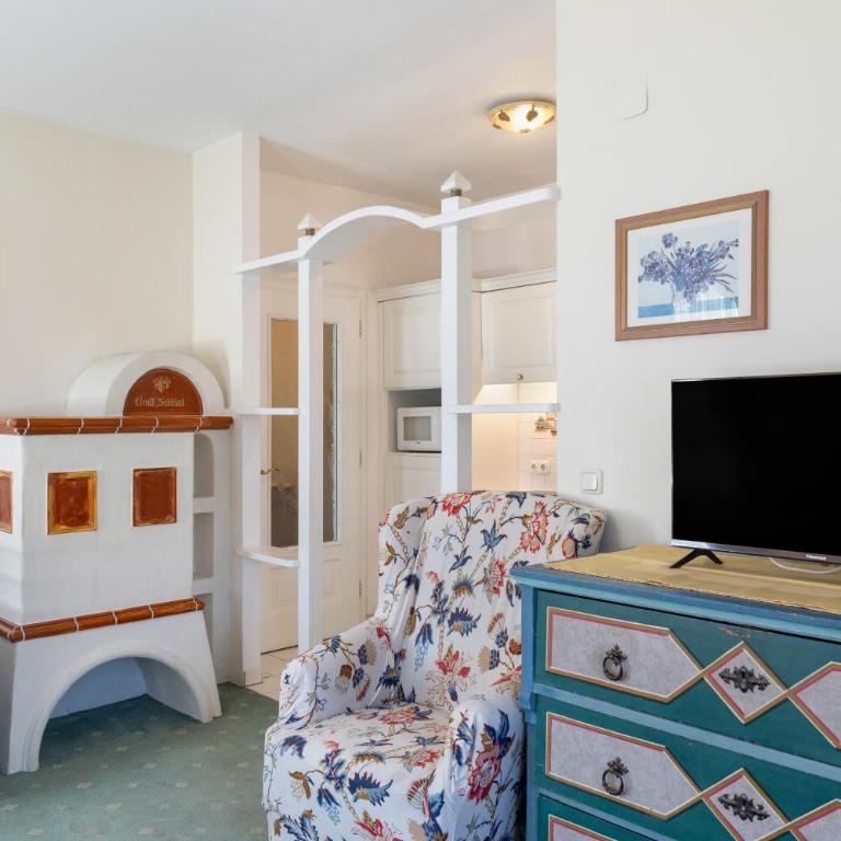 Ferienwohnung Grattschlössl - Appartamento Superior con 1 Camera da Letto e Balcone - 6