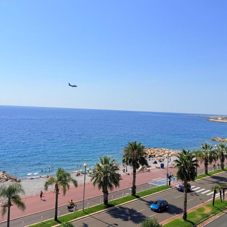 Sea view, Promenade des Anglais, 180 degree balcony, 4 people - Appartement 2 Chambres - 34