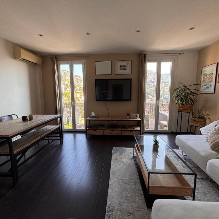 Superbe appartement centre turbie vue mer - Appartement 2 Chambres - 2