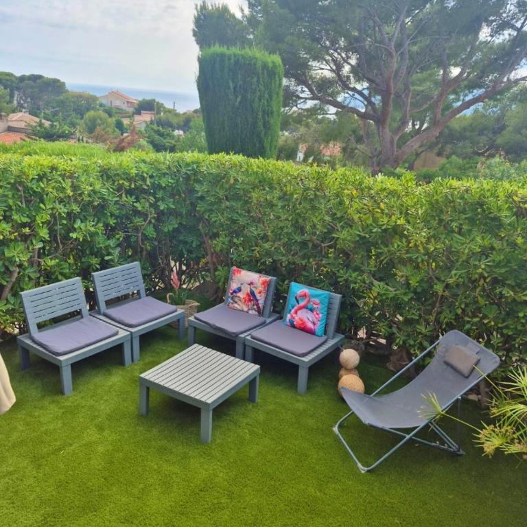 Le jardin d'azur - Vue mer - clim - piscine - Apartment mit 1 Schlafzimmer - 31