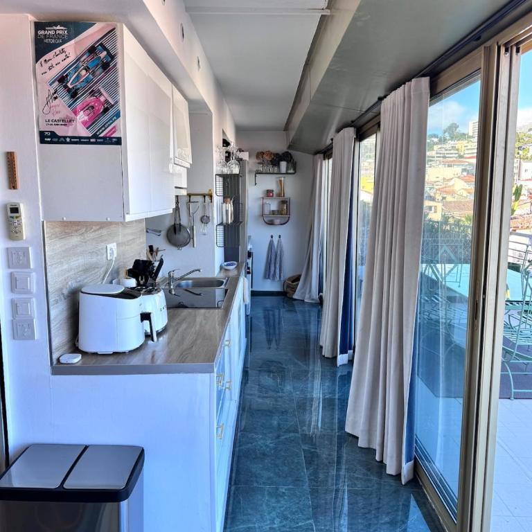 Large studio apartment in Vieux-Cannet sea view and terrace - Appartement 1 Chambre - 9