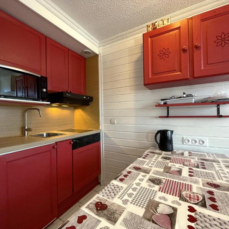 Résidence Villaret - Grand studio 4 personnes aux Menuires - accès 3 Vallées MAE-5734 - Studio - 9