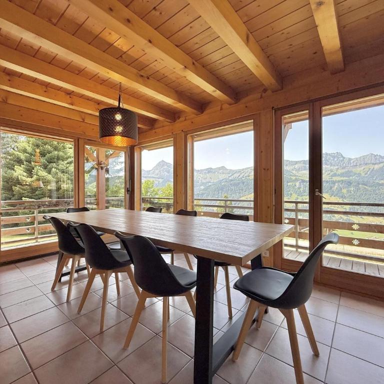 Chalet Cristal - Chalet de charme avec sauna et superbe vue sur le MOnt Charvin et les Aravis MAE-1154 - Chalet - 2
