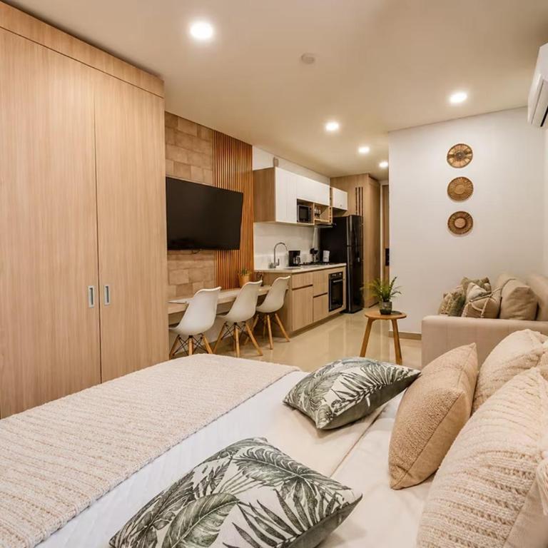 Apartamento Premium Reserva del Mar 2 a Pasos del Mar Rodadero Sur Santa Marta - Apartamento de 1 dormitorio - 55