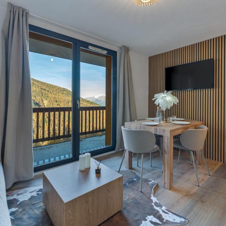 Les Chalets De Bois MÉan - B - Appartement cosy avec vue imprenable aux Orres MAE-1824 - Apartment - 1