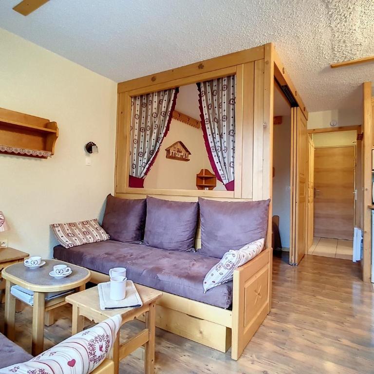 Résidence Boedette A - Appartement confortable · Départ et retour skis aux pieds · Balcon MAE-1004 - Appartement - 8