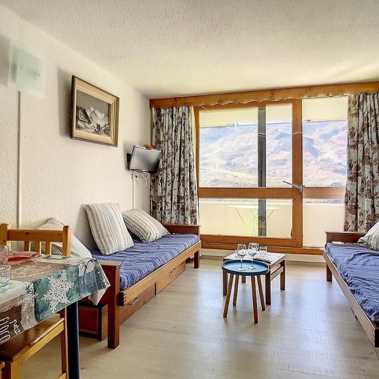 Résidence Danchet - Studio agréable · Départ et retour ski aux pieds · Balcon MAE-1334 - Monolocale - 1