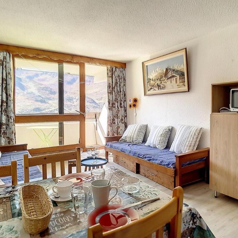 Résidence Danchet - Studio agréable · Départ et retour ski aux pieds · Balcon MAE-1334 - Monolocale - 4