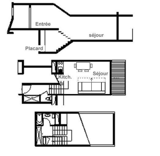Résidence Danchet - Studio agréable · Départ et retour ski aux pieds · Balcon MAE-1334 - Monolocale - 14