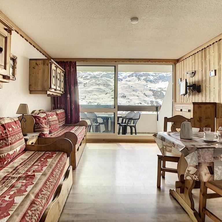 Résidence Evons - Studio lumineux · Départ et retour ski aux pieds · Balcon MAE-1394 - Estudio - 1