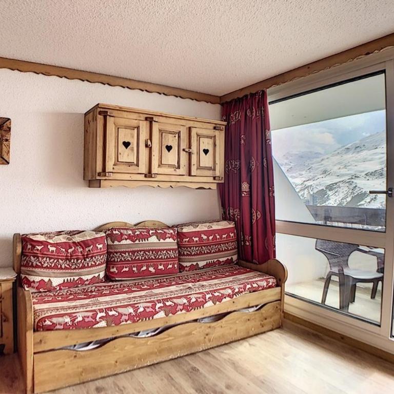Résidence Evons - Studio lumineux · Départ et retour ski aux pieds · Balcon MAE-1394 - Estudio - 9