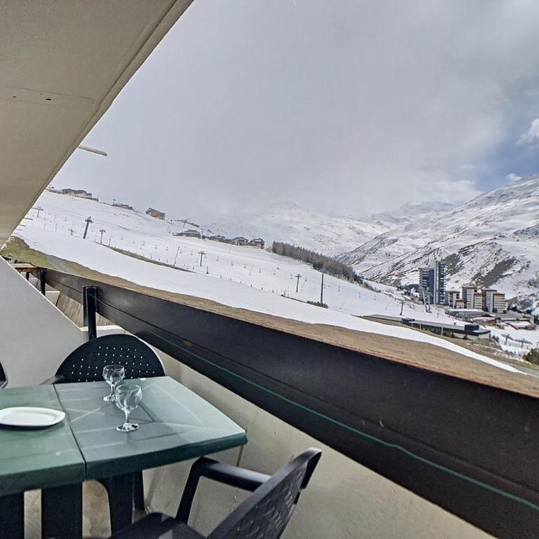 Résidence Evons - Studio lumineux · Départ et retour ski aux pieds · Balcon MAE-1394 - Estudio - 12