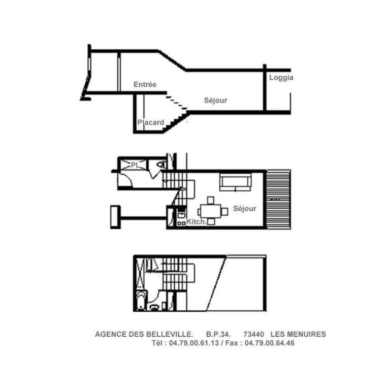Résidence Cote Brune - Studio duplex lumineux · Départ et retour ski aux pieds · Balcon MAE-1704 - Studio - 14