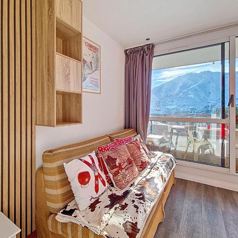 Résidence Tougnette - Studio rénové lumineux · Départ et retour skis aux pieds · Balcon MAE-2724 - Studio - 3
