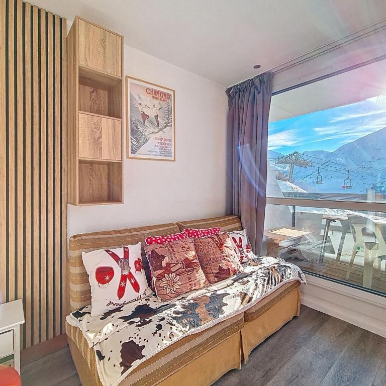 Résidence Tougnette - Studio rénové lumineux · Départ et retour skis aux pieds · Balcon MAE-2724 - Studio - 7