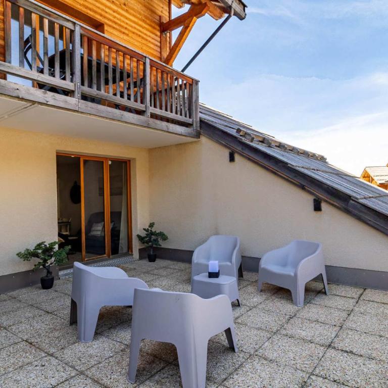 Résidence Les Terrasses Du Soleil D'or - Appartement chaleureux avec terrasse vue pistes MAE-6864 - Appartamento - 12