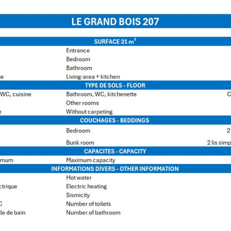 Résidence Grand Bois B - CONFORTABLE 2 PIECES, SKIS AUX PIEDS ET PROCHE DES COMMERCES MAE-3264 - Apartment - 10