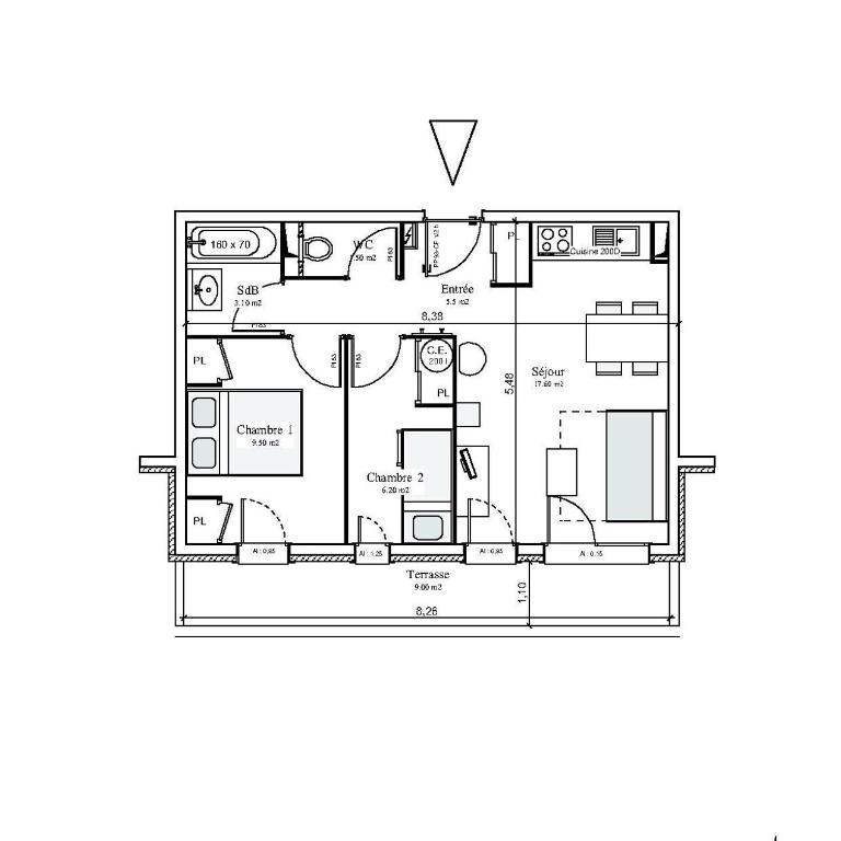 Résidence Le Criterium - Résidence Le Critérium 3 Chalet A Appartement 2 MAE-4361 - Appartement - 11