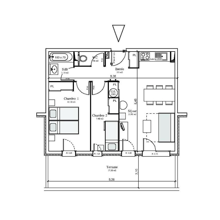 Résidence Le Criterium - Appartement 3 pièces - 6 personnes MAE-4511 - Appartement - 10