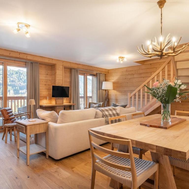 Charmant Mountain View 4 BR Apartment in Morzine sleeps 10 - Appartement - 11